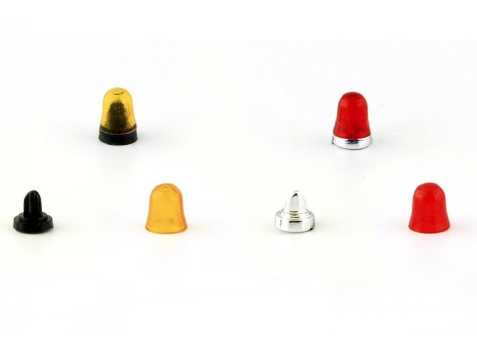 Комплект из 2 маяков: FER-Ruhla DDR (1967), оранжевый и красный