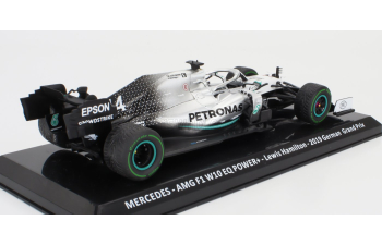 MERCEDES-BENZ GP F1 W10 Eq Power+ Team Amg Petronas Motorsport World Champion №44 German Gp (2019) Lewis Hamilton, White Silver Black