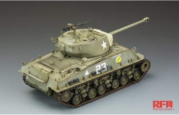 Сборная модель M4A3E8 Sherman w/workable track links and torsion bars