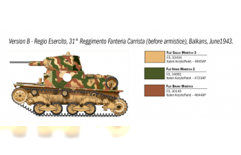 Сборная модель Итальянский танк Carro Armato L6/40