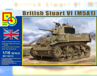 Сборная модель  British M5A1 Stuart VI