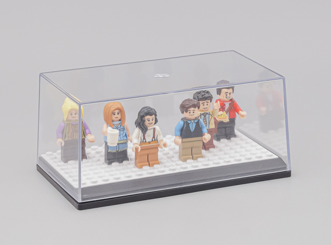 Бокс черный подиум + LEGO белый