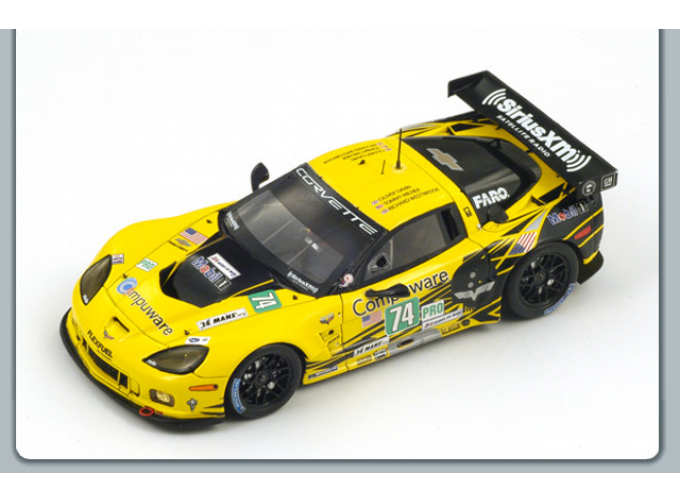 CORVETTE C6 ZR1 No. 74 Corvette Racing LM 2012 O. Gavin – T. Milner – R. Westbrook, yellow