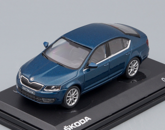 SKODA Octavia 3 2012 modrá časopis s