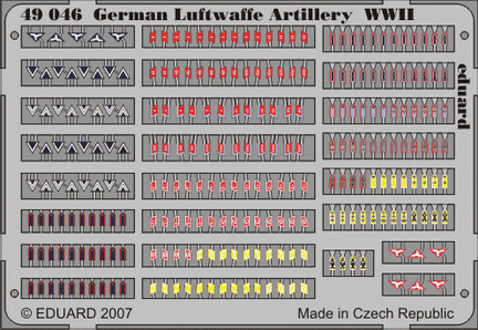 Фототравление для German Luftwaffe Artilery WWII