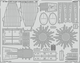 Фототравление для B-26C Invader шасси