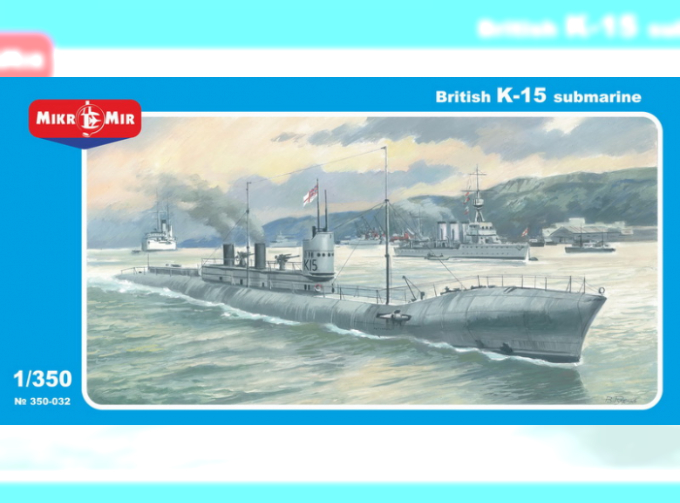 Сборная модель ”К-15” Британская подводная лодка К-класса