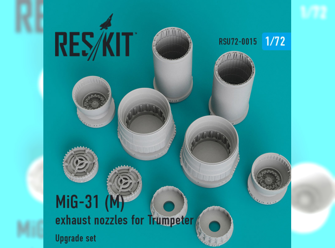 MiG-31 (M) exhaust nozzles for Trumpeter