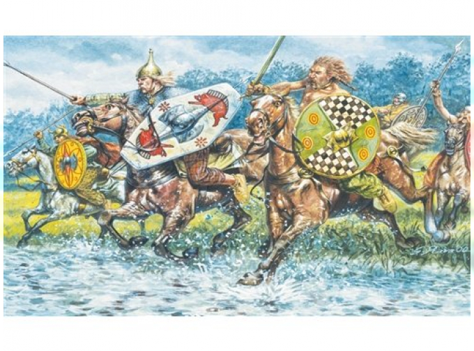 Сборная модель Солдаты CELTIC CAVALRY (I-II CENTURY B.C.)