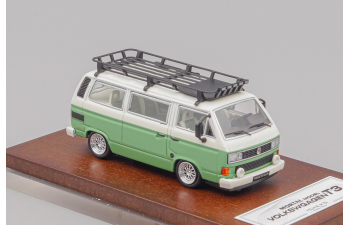 VOLKSWAGEN T3, green / cream