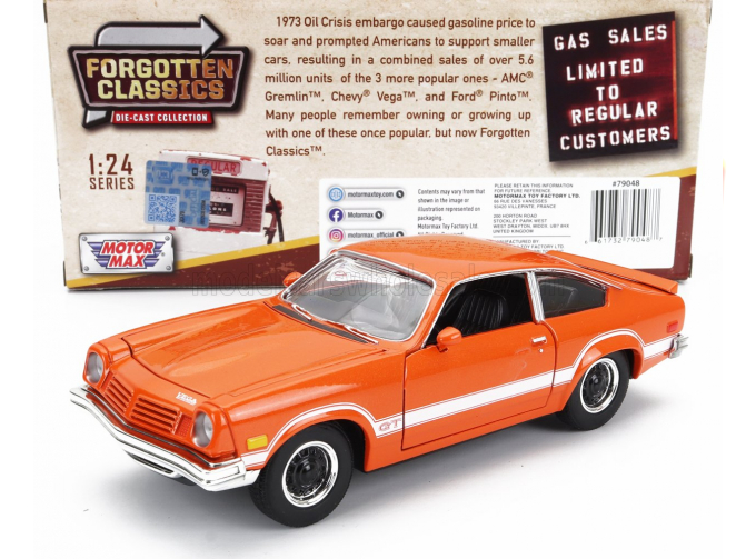 CHEVROLET Vega Gt (1974), Orange White