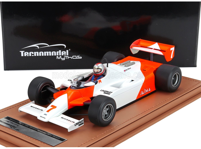 McLAREN F1  Mp4/1b Ford Cosworth N 7 Monaco Gp (with Pilot Figure) (1982) John Watson, White Red