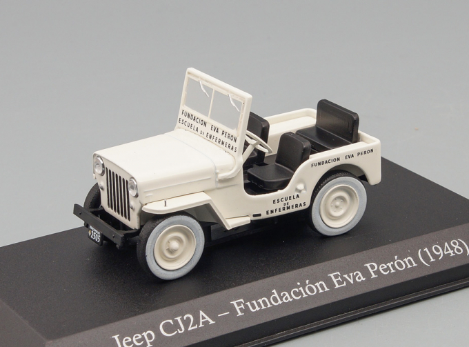 JEEP CJ2A Fundacion Eva Peron (1948), white