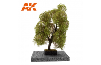 WEEPING WILLOW SUMMER TREE 1/72  (H0 / 1:72 /1:48)