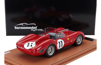 FERRARI 250tr Testarossa 3.0l V12 Spider Team Scuderia Ferrari Spa №11 Winner 24h Le Mans Paul Frere - Olivier Gendebien (1960), Red