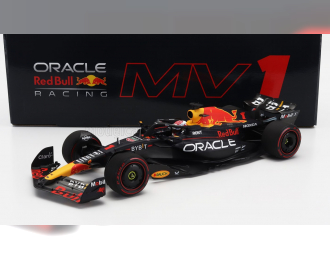 RED BULL F1 Rb19 Team Oracle Red Bull Racing №1 World Champion 2nd Sprint Race Qatar Gp (2023) Max Verstappen, Matt Blue