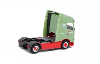 VOLVO FH Globetrotter SZ полуприцепом "Wandt / Oettinger", зеленый/ красный