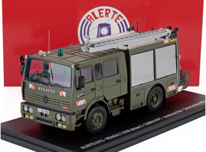 RENAULT G230 Phase Ii Tanker Truck Camiva Fpt Armee De L'air (1991), Military Green