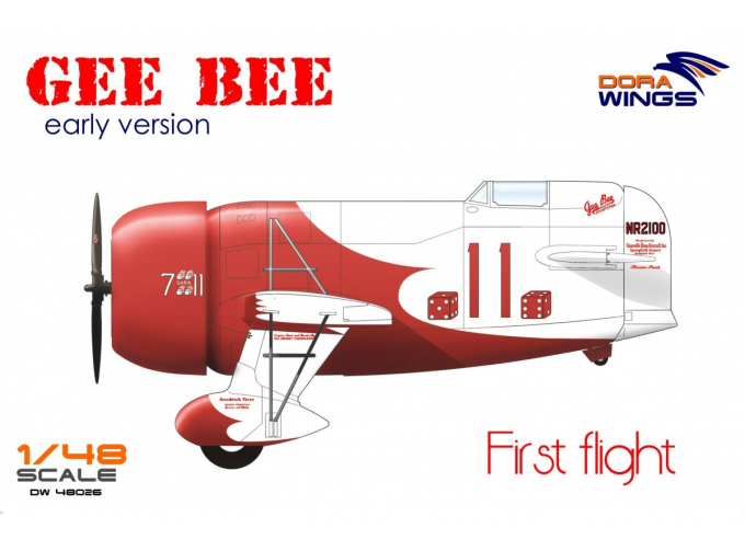 Сборная модель Gee Bee