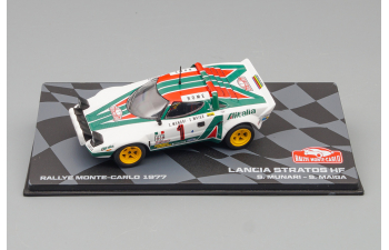 LANCIA Stratos Hf Alitalia (night Version) N1 Winner Rally Montecarlo (1977) S.Munari - S.Maiga, White Green Red