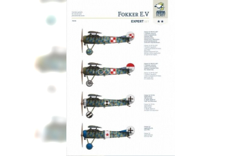 Сборная модель Самолет Fokker E.V Expert Set