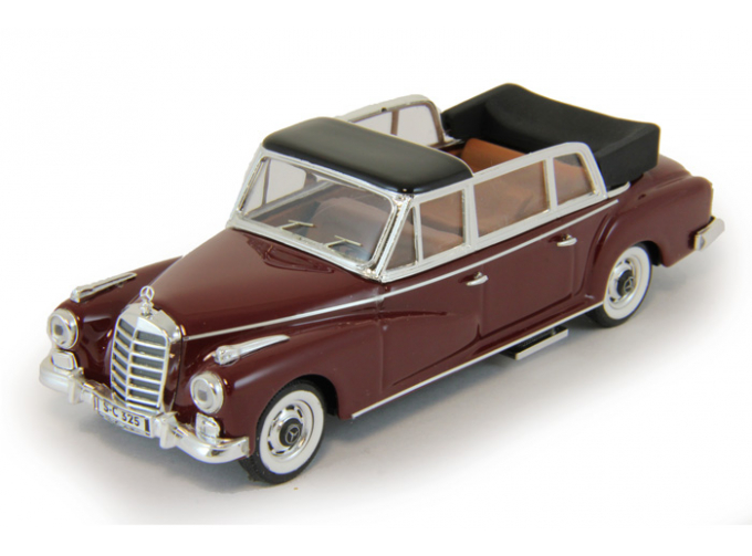 MERCEDES-BENZ 300D Limousine (1960), dark red