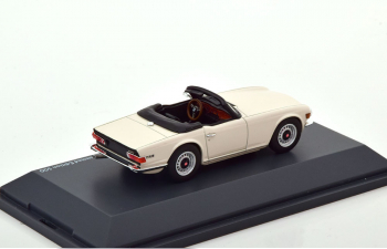 TRIUMPH TR6 Roadster, creme-white