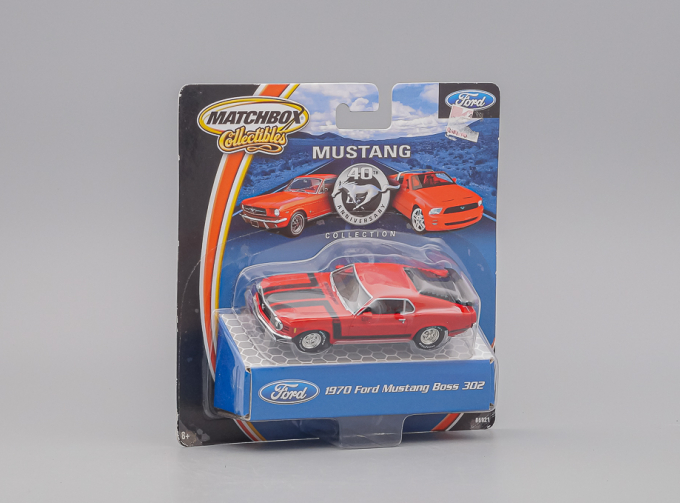 FORD Mustang Boss 302 (1970), red / black