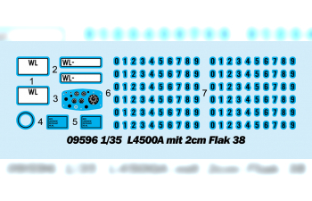 Сборная модель L4500A mit 2cm Flak 38