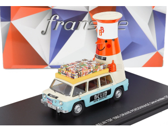 RENAULT R8 Belin Tdf Grand Personnage (1965), Ivory Light Blue