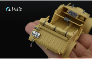 3D Декаль интерьера кабины Kubelwagen Type 82 (Tamiya) (с 3D-печатными деталями)