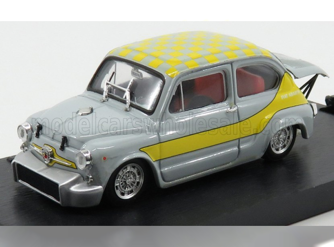 FIAT 600 ABARTH 1000 CORSA UFFICIALE Gr.5 LIVREA GIALLA (1958), GREY YELLOW