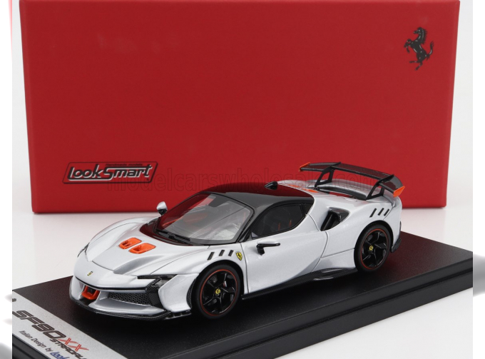 FERRARI Sf90 Xx Stradale (2024), Bianco Artico - White Orange Black