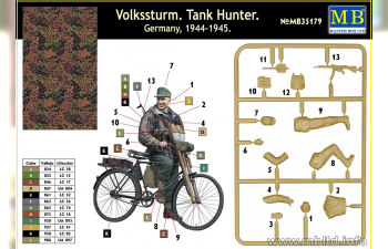 Сборная модель Фольксштурм. Охотник за танками, Германия, 1944-1945 гг.