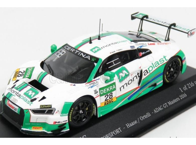 AUDI R8 LMS Ultra Team Montaplast Motorsport №28 ADAC GT Masters Haase-Ortelli (2016)