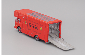 (Уценка!) FORD C-Type Truck F1 Ferrari Car Transporter Uk Maranello Concessionaries Ltd, red