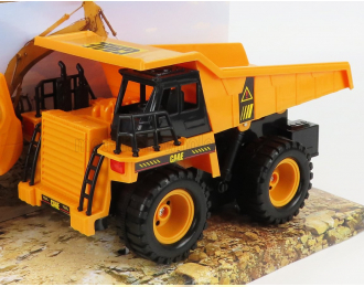 CASE Titan карьерный самосвал (2013), желтый / черный