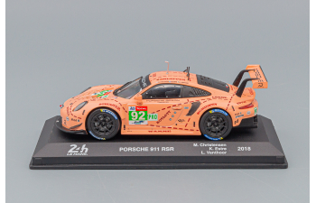 PORSCHE 911 991 Rsr Team Porsche Gt N92 Winner Lmgte Pro Pink Pig Tribute 24h Le Mans (2018) M.Christensen - K.Estre - L.Vanthoor, pink