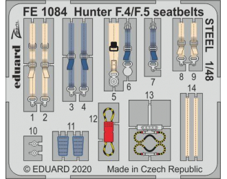 Фототравления для Hunter F.4/ F.5 стальные ремни