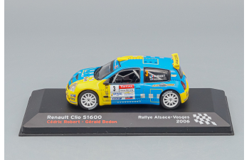 RENAULT Clio S1600 #3 Robert Cedric Bedon Gerald Rallye Alsace Vosges (2006), blue