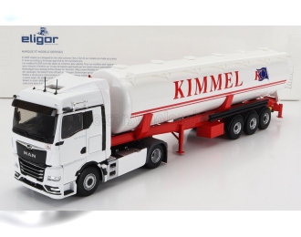 MAN Tgx 18.470 Tanker Truck Kimmel Transports (2020), White Red