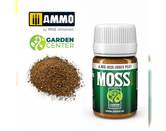 Торфяной мох темно-коричневый , Umber Peat MOSS,35мл