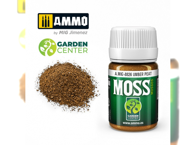 Торфяной мох темно-коричневый , Umber Peat MOSS,35мл