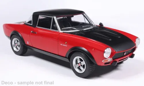 FIAT 124 Abarth 1974, red / black