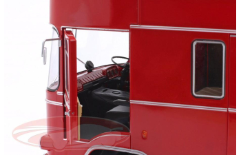 OM FIAT 150 Rolfo Scuderia Ferrari Race Car Transporter of the 70s  (1967), red