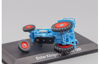 (Уценка!) EICHER Konigstiger Em300 Tractor 1960 - Con Vetrina - With Showcase, light blue