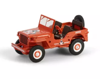 WILLYS MB Jeep "Smokey Bear 80th Anniversary" (1944), Orange