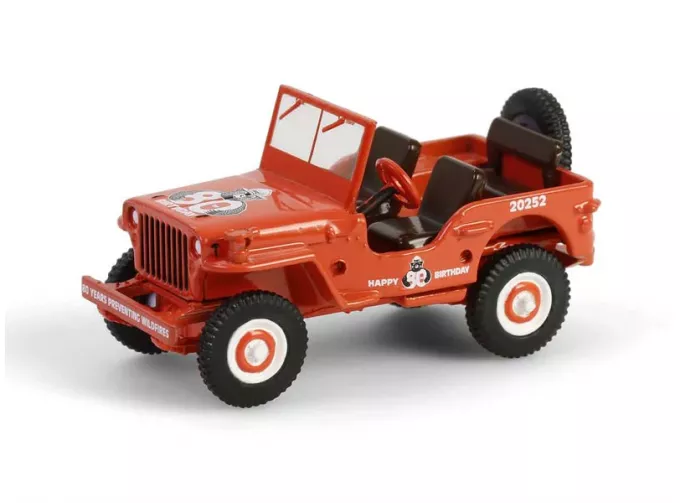 WILLYS MB Jeep "Smokey Bear 80th Anniversary" (1944), Orange