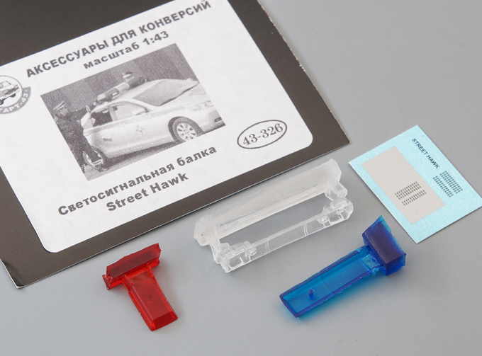 Светосигнальная балка Street Hawk, синий / красный