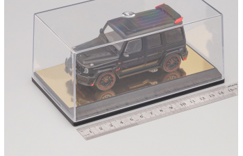 Бокс черный подиум золотое покрытие (155 х 90 х 70 мм)